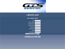 Tablet Screenshot of gtscharter.com